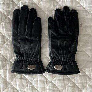 Women's Harley Davidson Black Leather Gloves Size XS